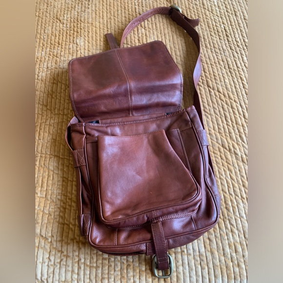 vtg 90s HOBO International Messenger Organizer - Picture 6 of 14